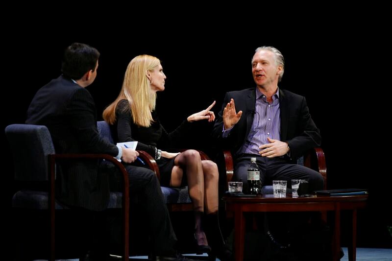 Ann Coulter in conversation with Bill Maher